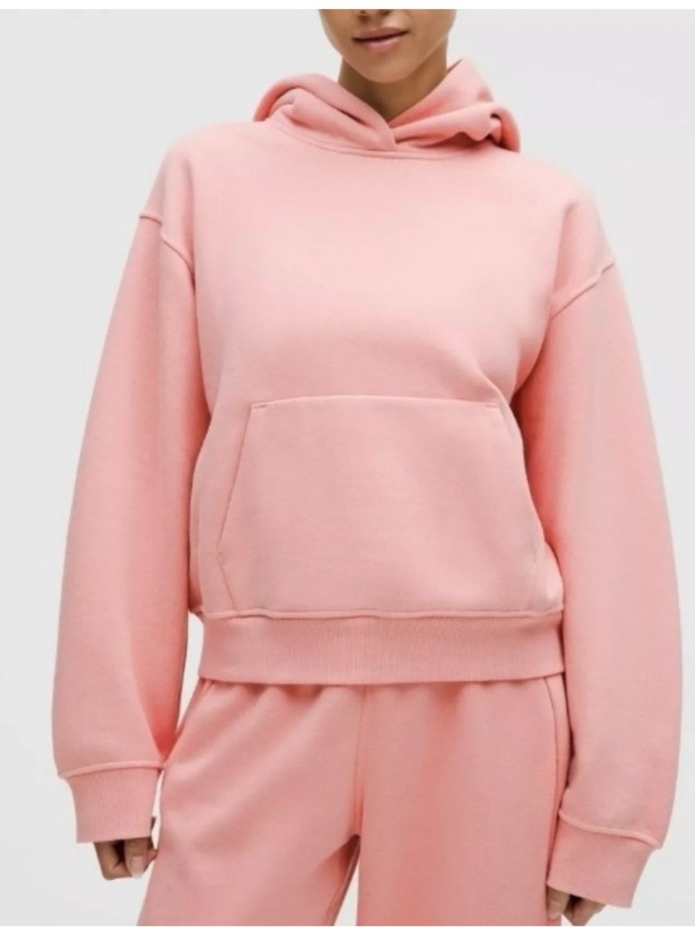 lululemon athletica W Steady State Oversized Hoodie Size L Tearose